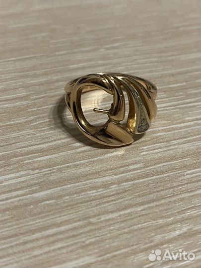 Кольцо Золотое с брилиантами 585