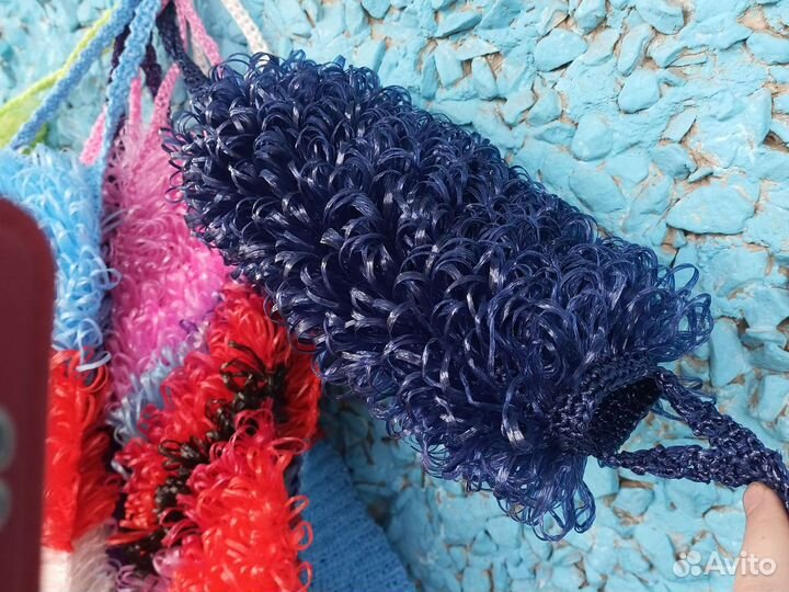 Мочалки ручной вязки