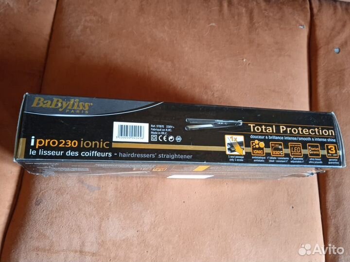 Выпрямитель для волос babyliss ipro 230 ionic