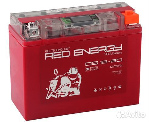 Акб moto Red Energy DS о/п 20Аh GEL