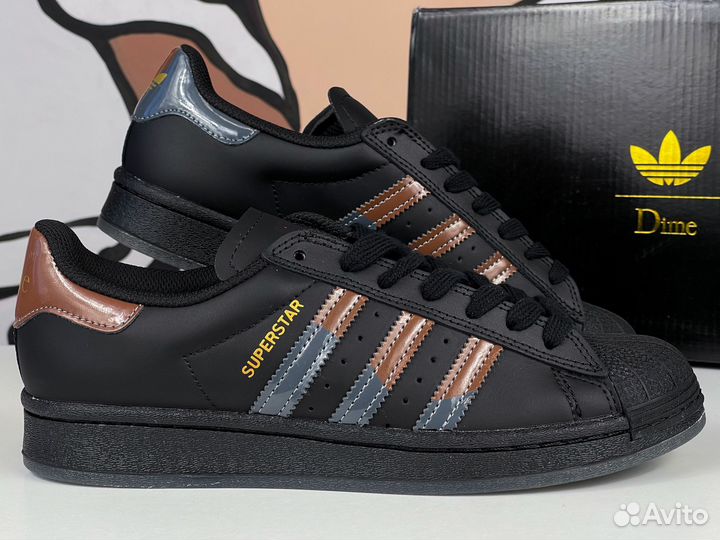 Adidas Superstar x Dime Adv Black Carbon Brown