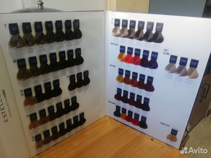 Палитра красок для волос Estell'er