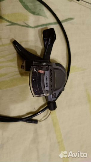 Передний переключатель + монетка (shimano)