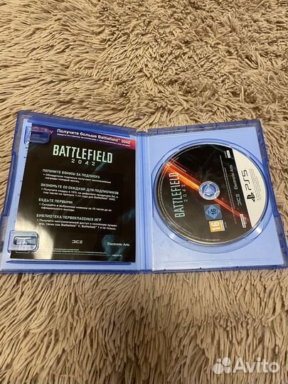 Диск Battlefield 2042 ps5