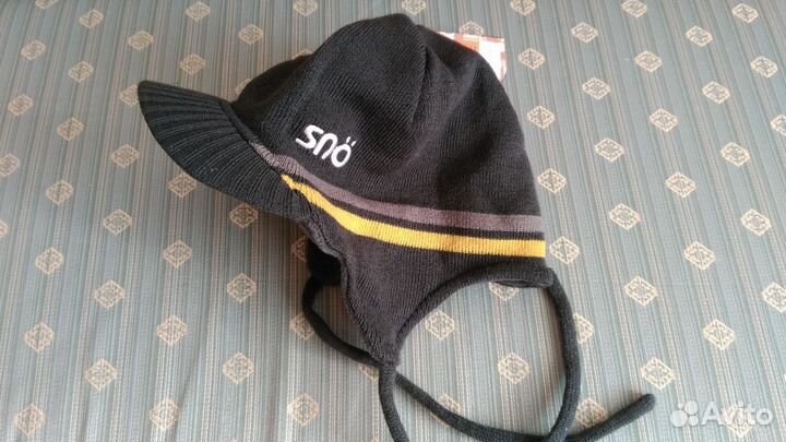 Новая утепленная шапка для мальчика Nano