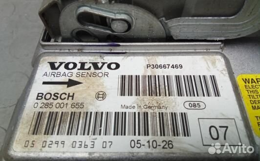 Блок управления airbag volvo S60 1 (5OK01OQ01)