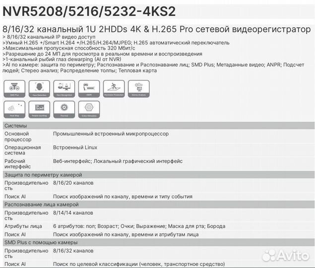 IP-видеонаблюдение 8Mp 5x Wi-Fi PTZ, 24Мр, IK-прож
