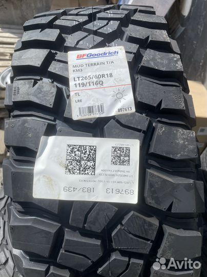 Bfgoodrich Mud-Terrain T/A KM3 265/60 R18 119Q