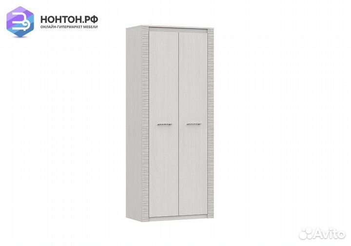 Шкаф Вирджиния 2-х створчатый ясень анкор светлый