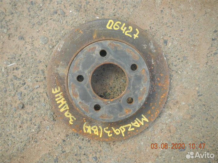 Диск тормозной задний Mazda Mazda 3 (BK) 2002-2009