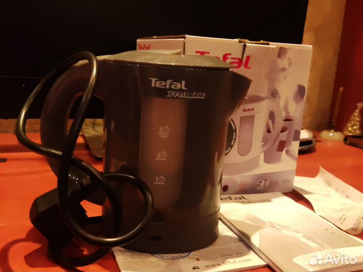 Tefal travel city 0,5 л. Чайник для путешествий