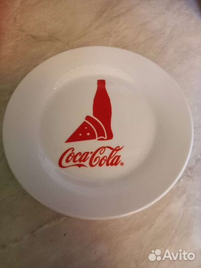 Тарелка coca cola