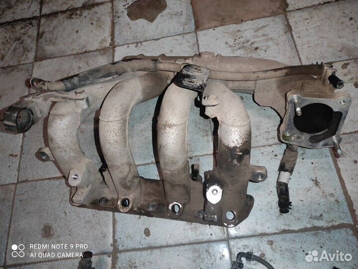 Коллектор впускной датчики фарсунки Kia spectra