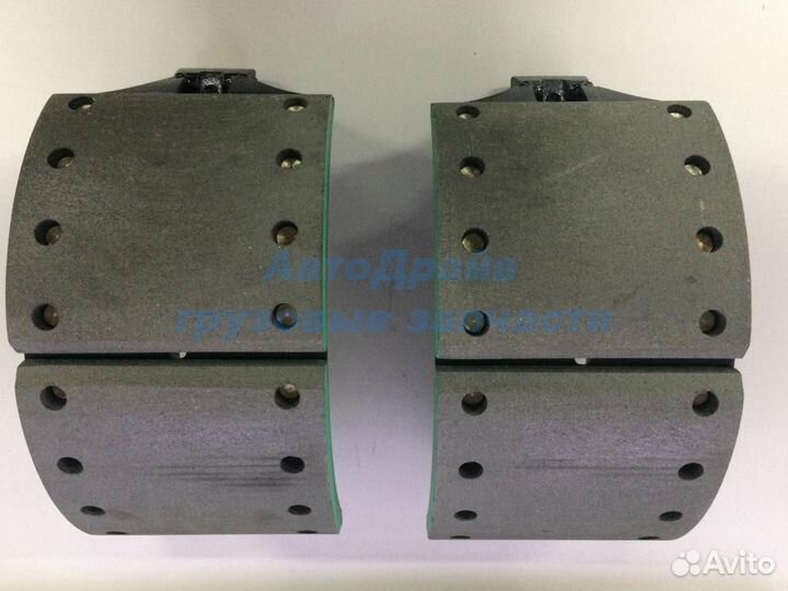 Колодки SAF 420х200 мм с накладками в сборе