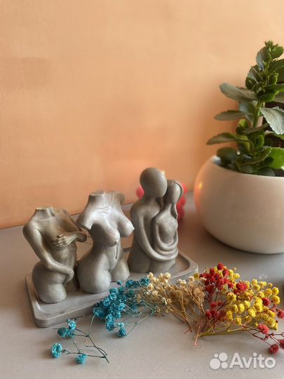 Статуэтки и фигурки Набор гипсовых статуэток