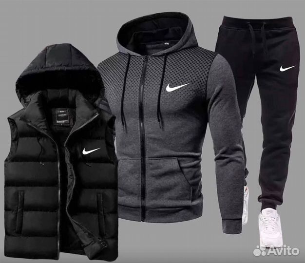 Спортивный костюм Nike+жилет