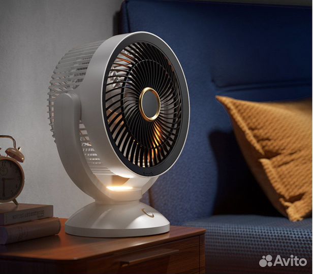 Вентилятор настольный с подсветкой новый