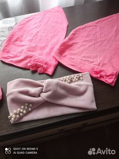 Летние панамка, косынки, повязка на голову