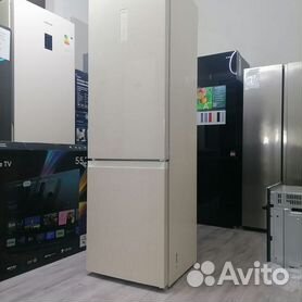 Холодильник новый бежевый 2 метра NoFrost