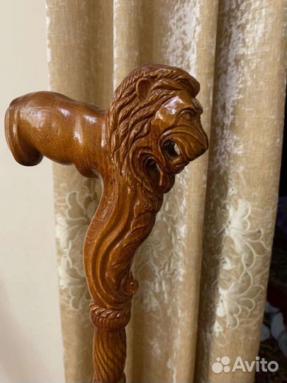 Бадик трость, ручная работа, дуб