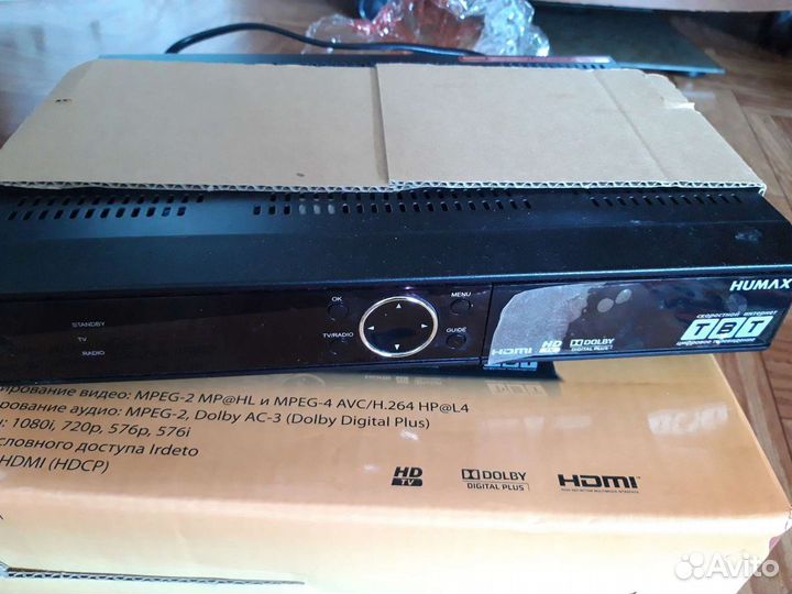 Ресивер Гибридный DVB-C/IP терминал mpeg4HD humax