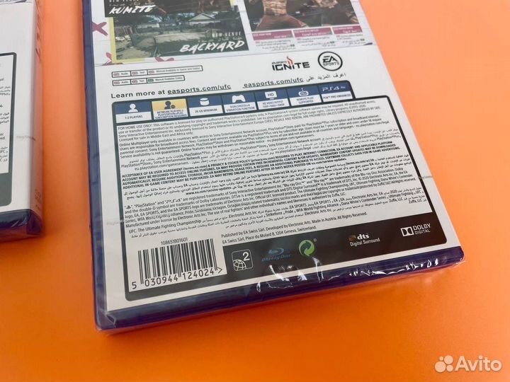 UFC 4 PS4 диск (новый)