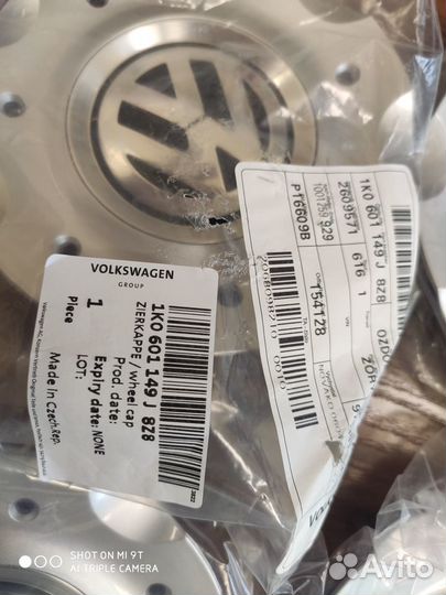 Крышка ступицы обода ступиц на WV Golf polo sharan