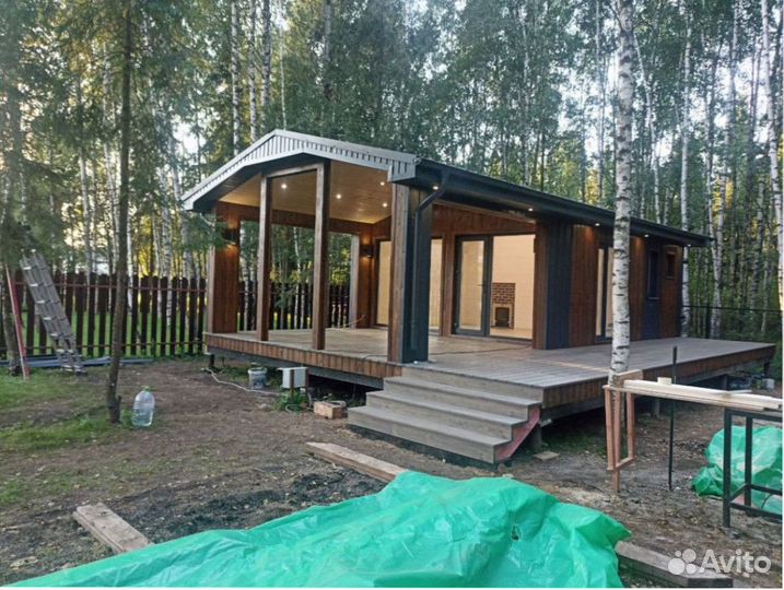 Каркасный дом с доставкой 60 м кв, арт. ал-5425