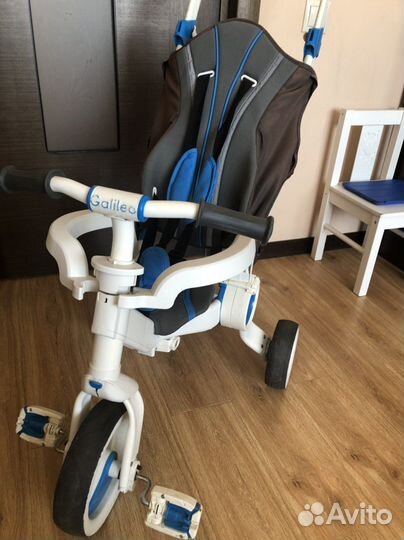 Велосипед трехколесный Galileo складной 4 в 1