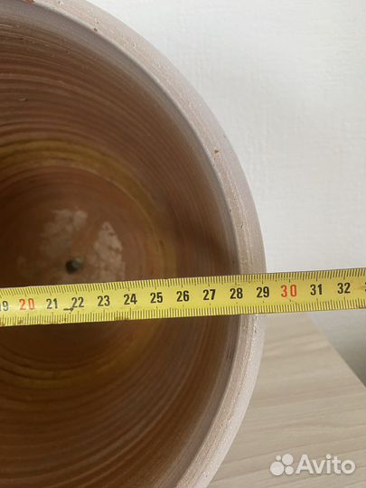 Керамический горшок большой, кашпо для цветов бу