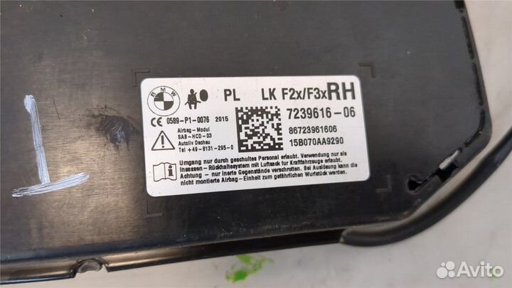 Подушка безопасности в сиденье BMW 2 F22 2013, 201