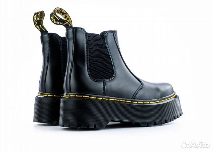 Женские Ботинки Dr. Martens 2976 Smooth Leather Platform Chelsea Boots (B206-1) аа (37)