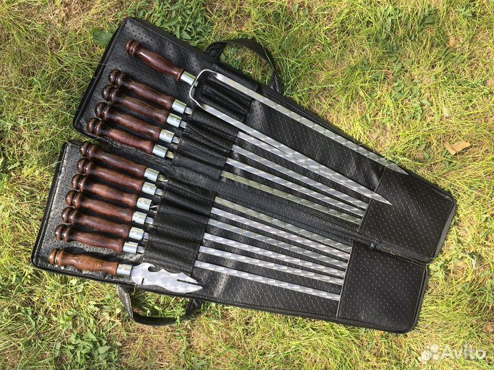 Набор шампуров подарочный