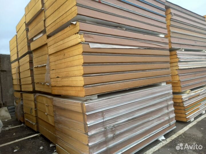 Сэндвич панели бу 10000 м2 в наличии