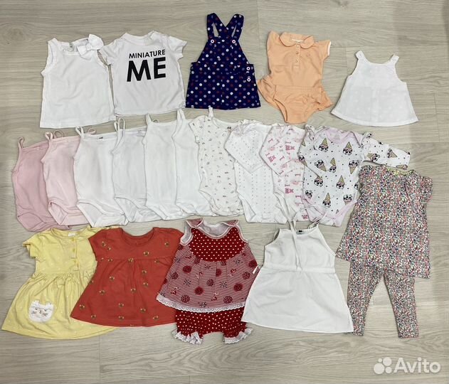 Одежда для девочки пакетом 68 74