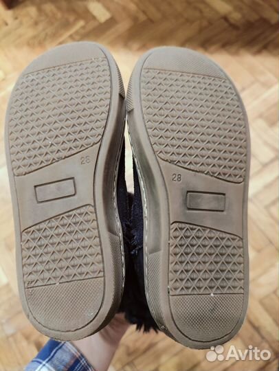 Ботинки зимние детские 28