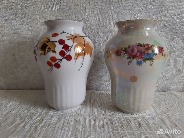 Вазы, чашка Дулёво