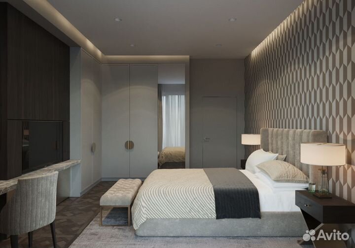 Ремонт квартир под ключ. Ремонт спальни