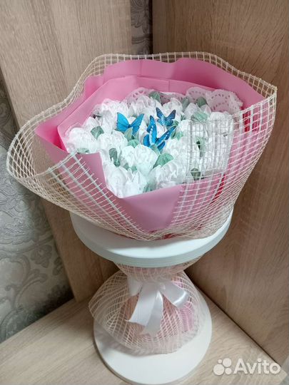 Съедобный букет из зефира