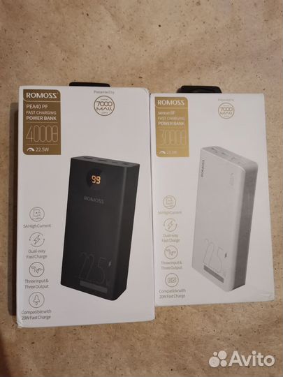 Новый оригинальный power bank Romoss