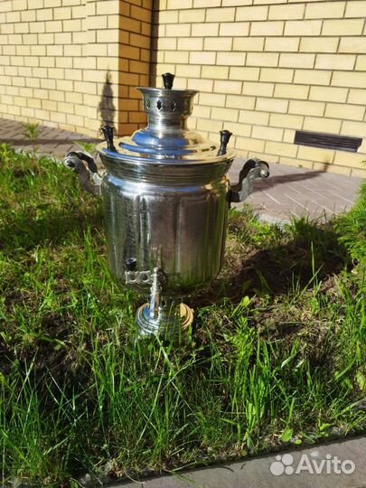 Тульский угольный самовар на 9 л