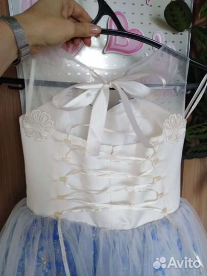 Платье для девочки рост122-128. На 5-7лет