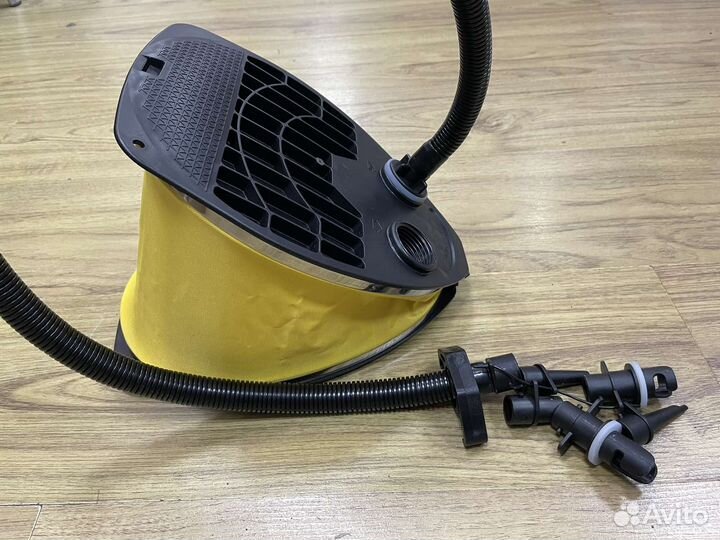 Ножной насос + 5 насадок для лодки и матраса