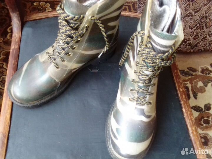 Резиновые сапоги камуфляжные