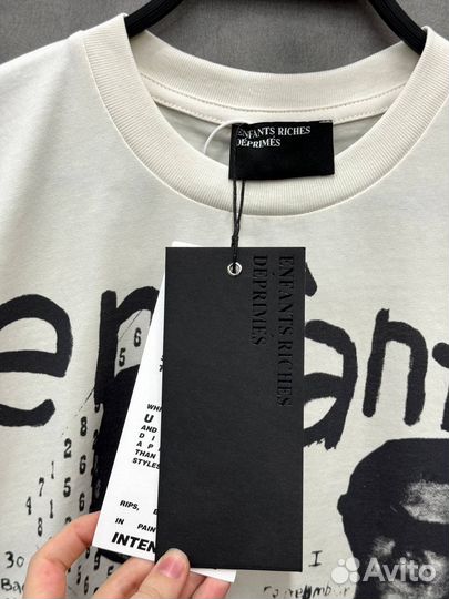 Футболка erd белая оверсайз