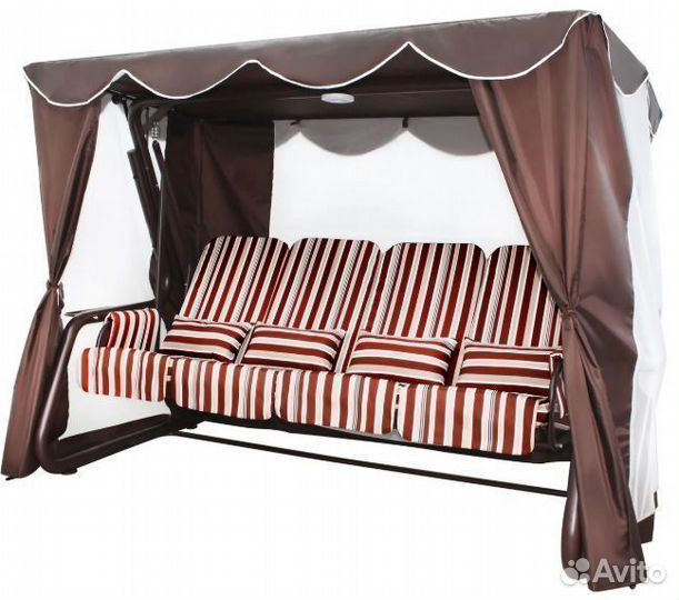 Садовые качели четырехместные 