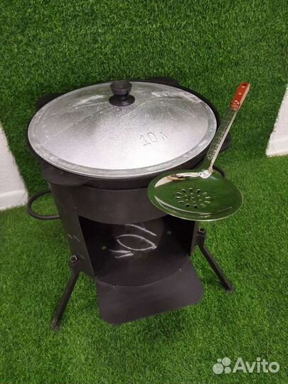 Казан 10 литров печь шумовка