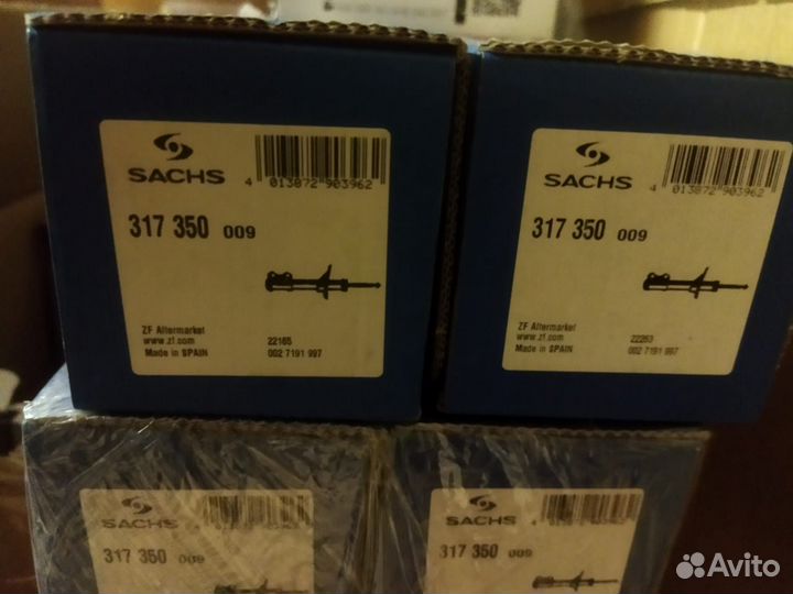 Амортизатор volvo XC 90 02- зад.газ. 317 350 Sachs