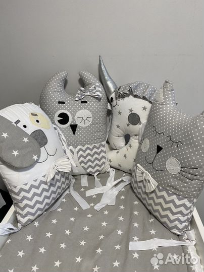 Бортики в кроватку