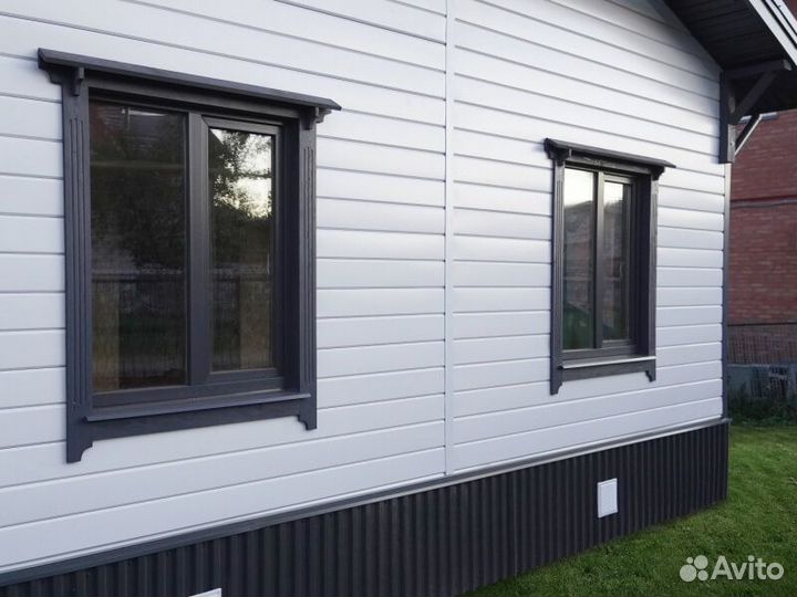 Сайдинг металлический Квадро Брус